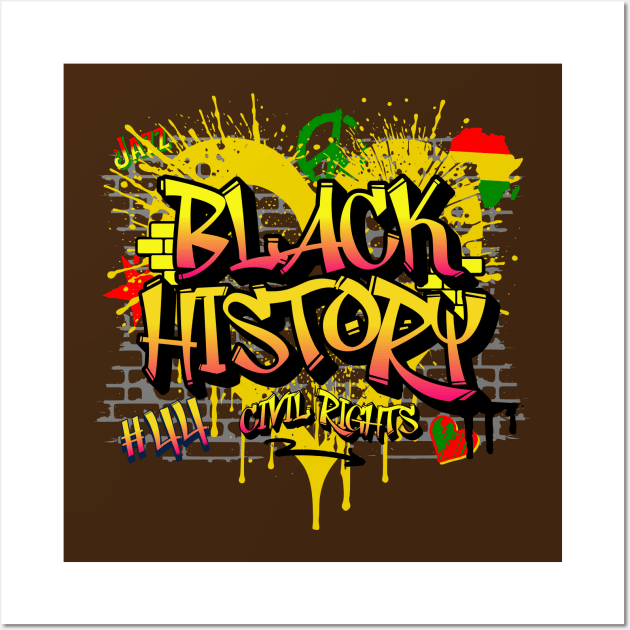 Black History - Civil Rights - Jazz Wall Art by Blended Designs